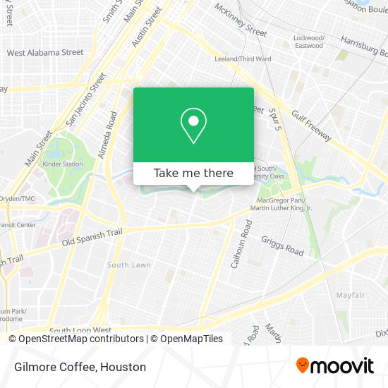 Gilmore Coffee map