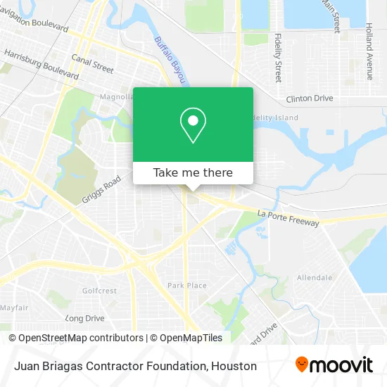 Juan Briagas Contractor Foundation map