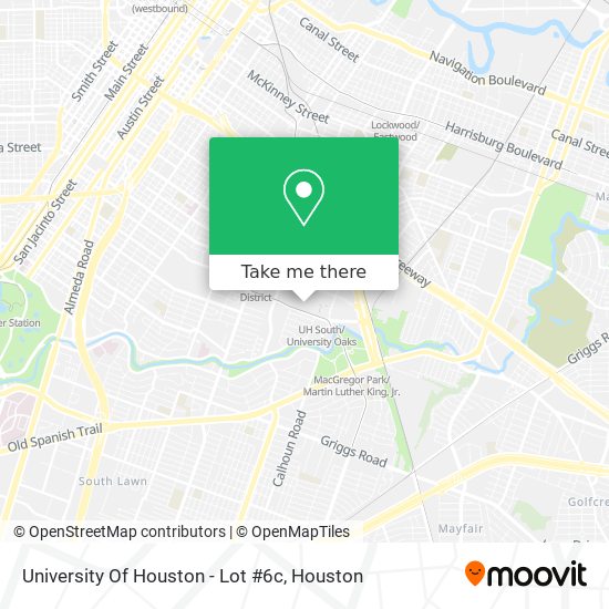 Mapa de University Of Houston - Lot #6c
