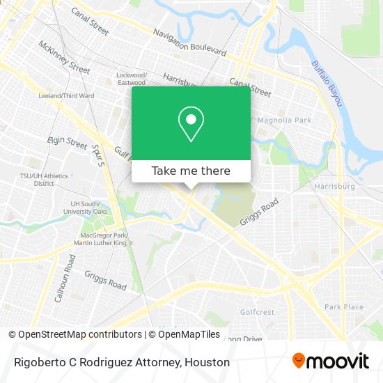 Mapa de Rigoberto C Rodriguez Attorney