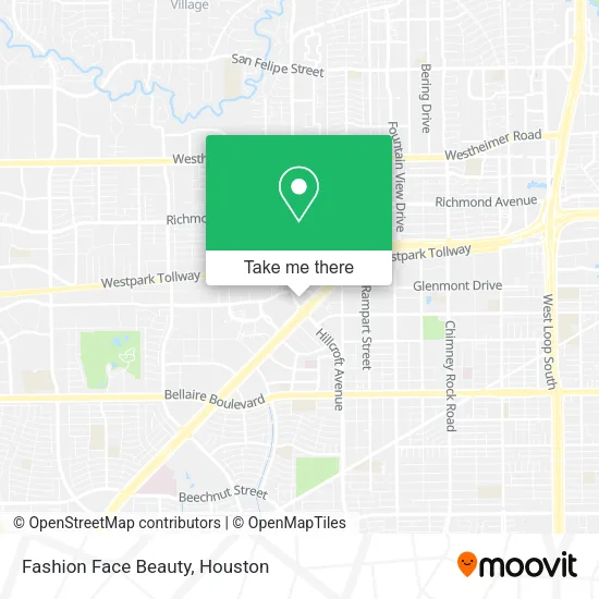 Fashion Face Beauty map