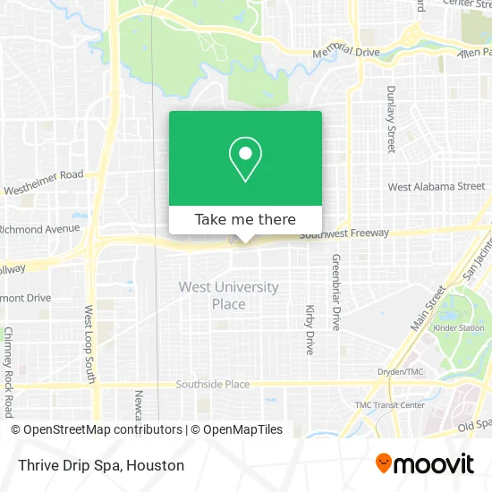 Thrive Drip Spa map