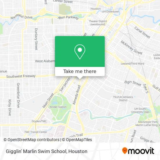 Gigglin' Marlin Swim School map