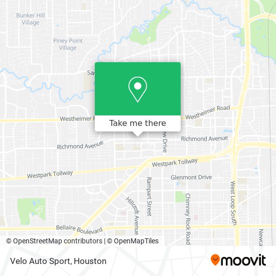 Velo Auto Sport map