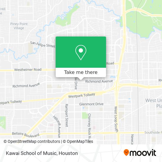 Kawai School of Music map