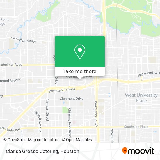 Clarisa Grosso Catering map