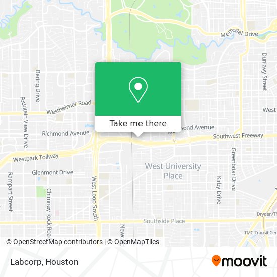 Labcorp map