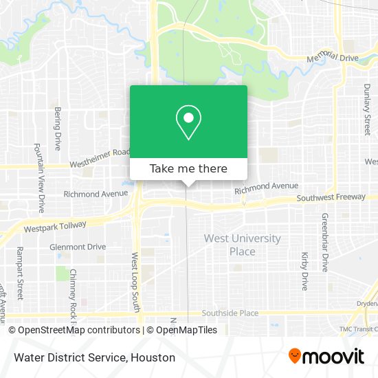 Water District Service map