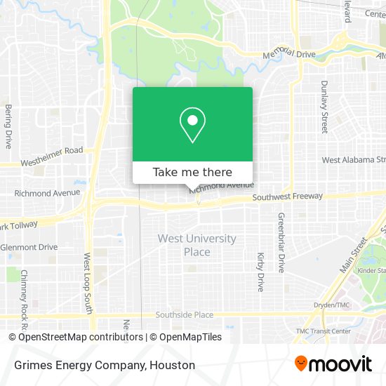 Grimes Energy Company map