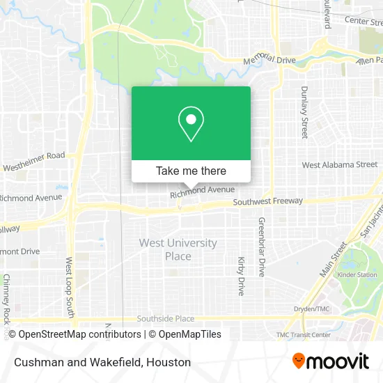 Cushman and Wakefield map