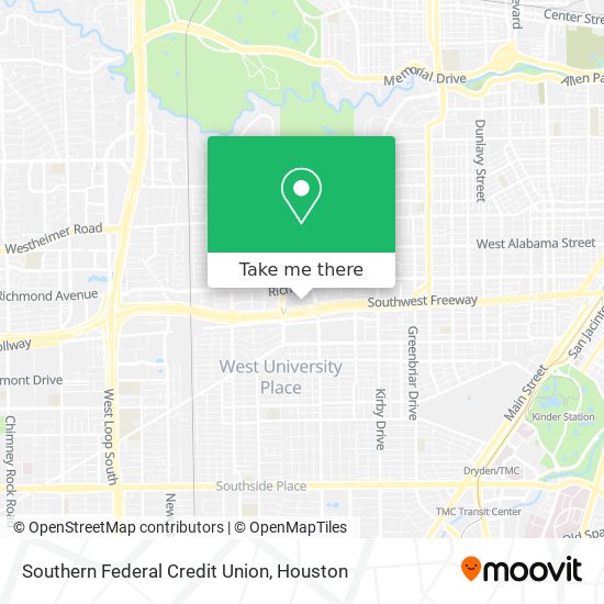Southern Federal Credit Union map