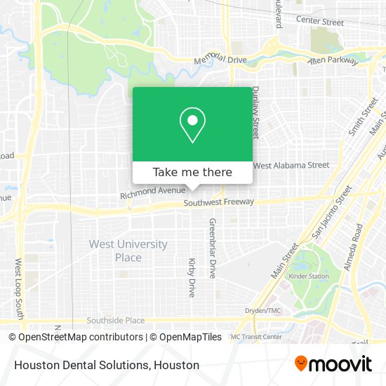 Houston Dental Solutions map