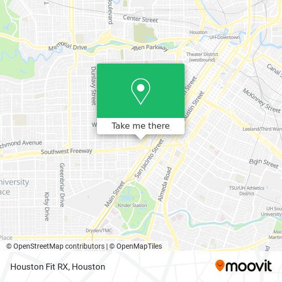 Mapa de Houston Fit RX