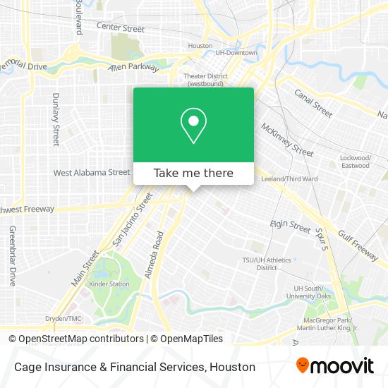 Cage Insurance & Financial Services map