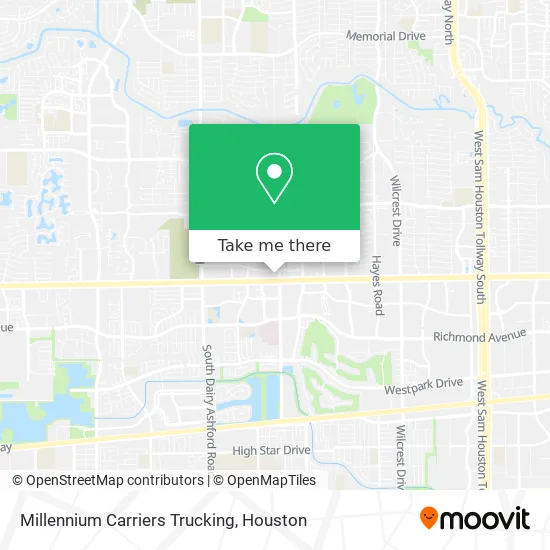 Millennium Carriers Trucking map