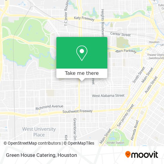 Mapa de Green House Catering