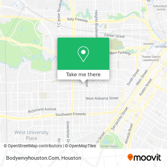 Mapa de Bodyenvyhouston.Com