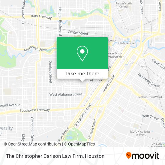 The Christopher Carlson Law Firm map