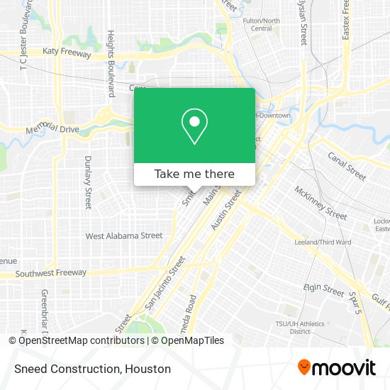 Sneed Construction map