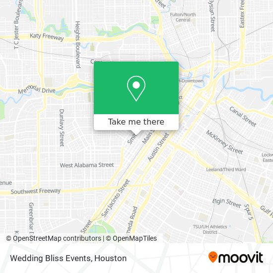 Wedding Bliss Events map