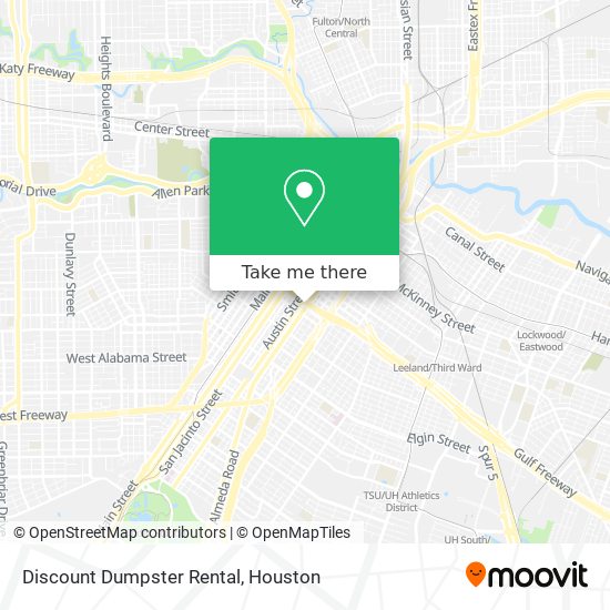 Discount Dumpster Rental map