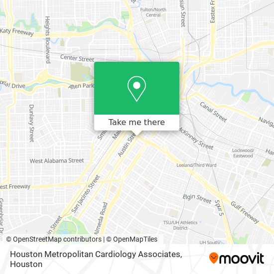 Houston Metropolitan Cardiology Associates map