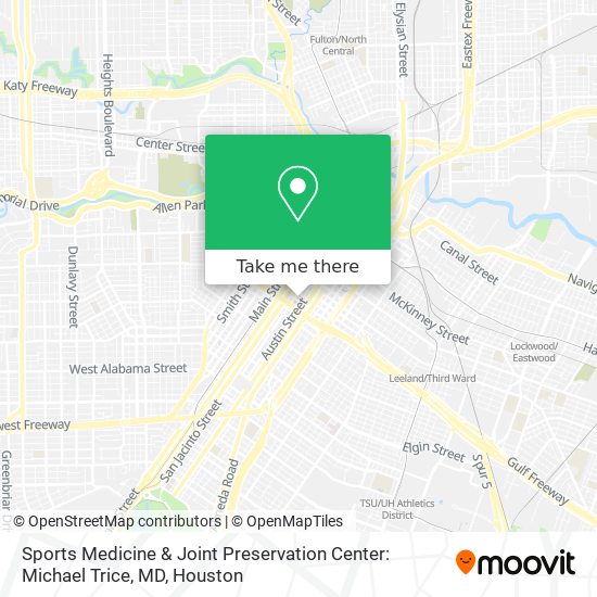 Mapa de Sports Medicine & Joint Preservation Center: Michael Trice, MD