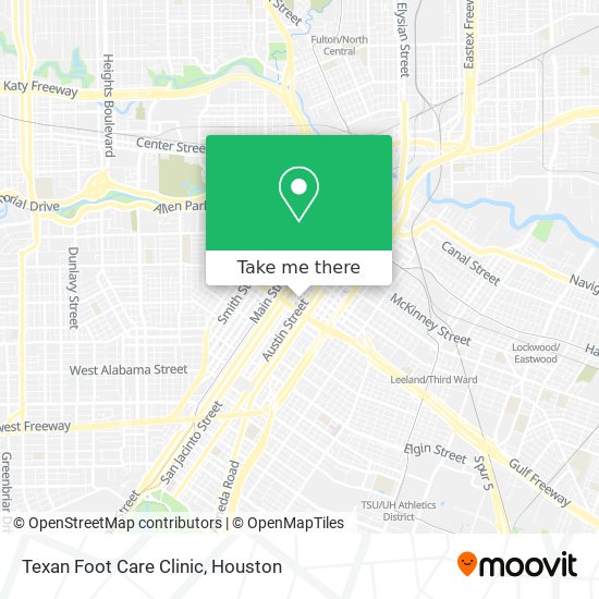 Mapa de Texan Foot Care Clinic