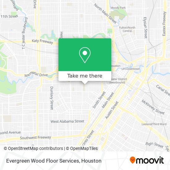 Evergreen Wood Floor Services map
