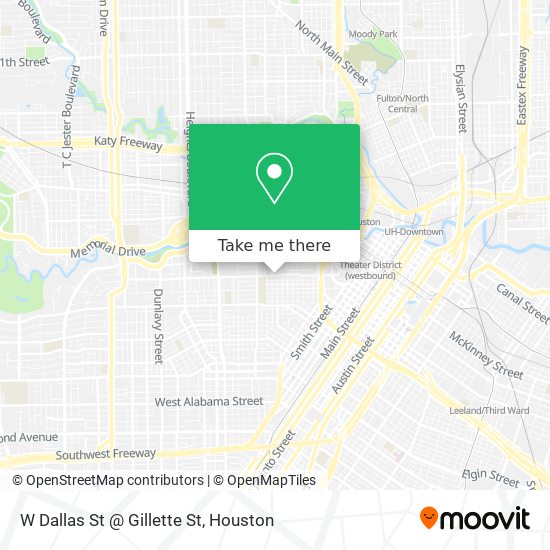 W Dallas St @ Gillette St map