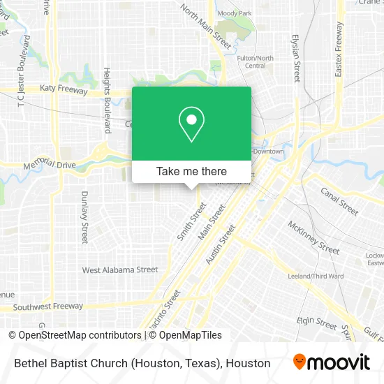 Bethel Baptist Church (Houston, Texas) map