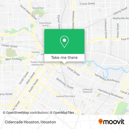 Cidercade Houston map