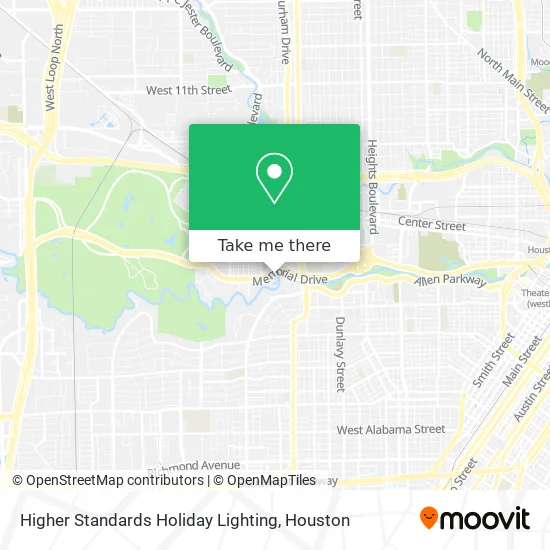 Higher Standards Holiday Lighting map