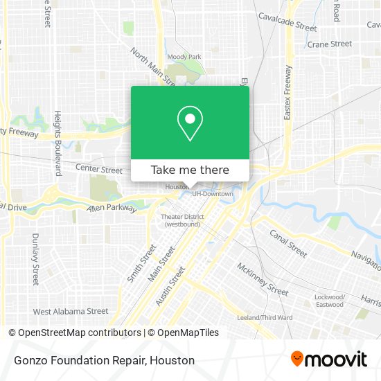 Mapa de Gonzo Foundation Repair