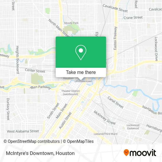 McIntyre's Downtown map