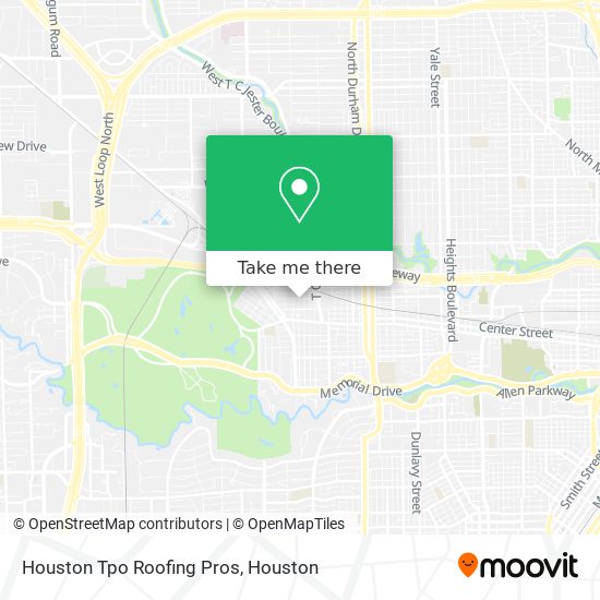 Mapa de Houston Tpo Roofing Pros