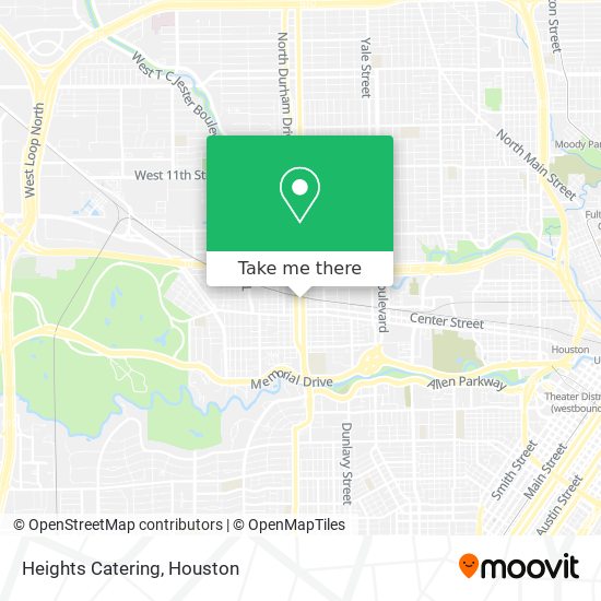 Heights Catering map