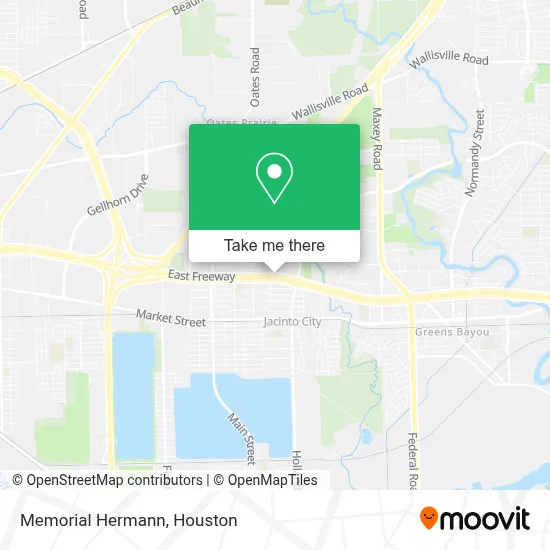 Memorial Hermann map