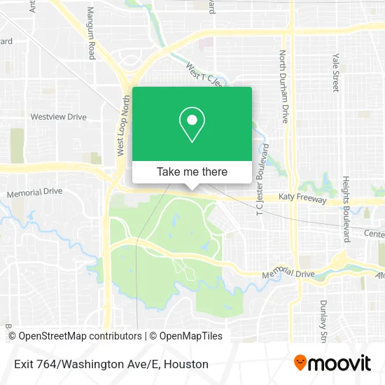 Mapa de Exit 764/Washington Ave/E