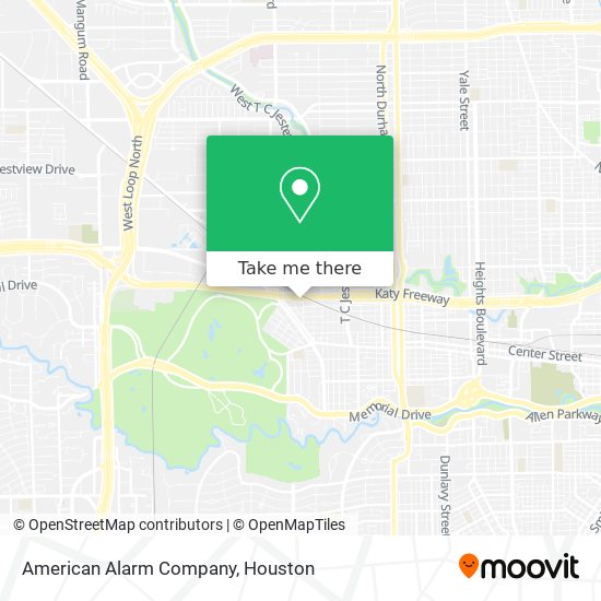 Mapa de American Alarm Company