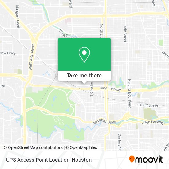 UPS Access Point Location map