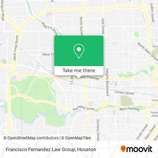 Mapa de Francisco Fernandez Law Group