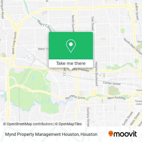 Mapa de Mynd Property Management Houston