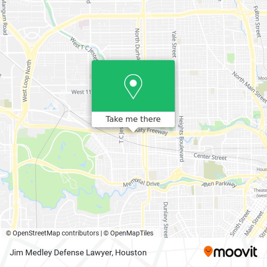 Jim Medley Defense Lawyer map