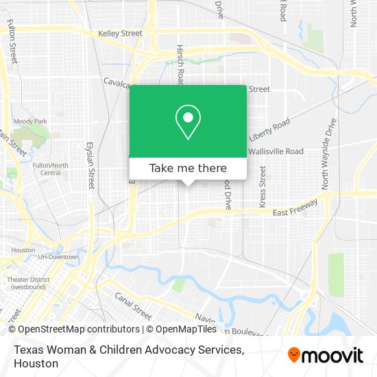 Mapa de Texas Woman & Children Advocacy Services