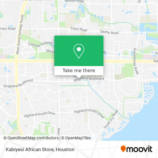 Kabiyesi African Store map