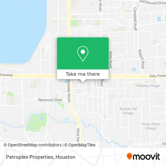 Petroplex Properties map