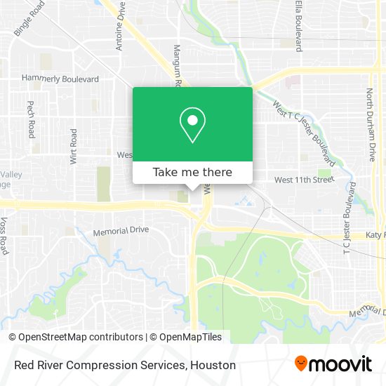 Red River Compression Services map