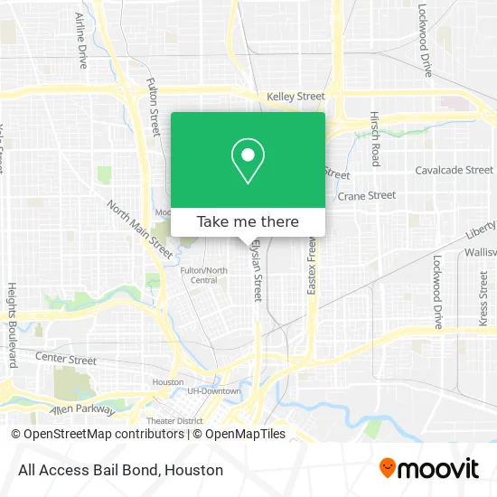 All Access Bail Bond map