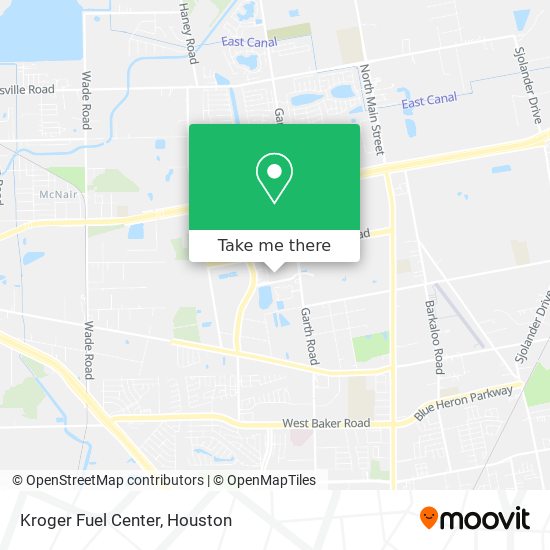 Kroger Fuel Center map